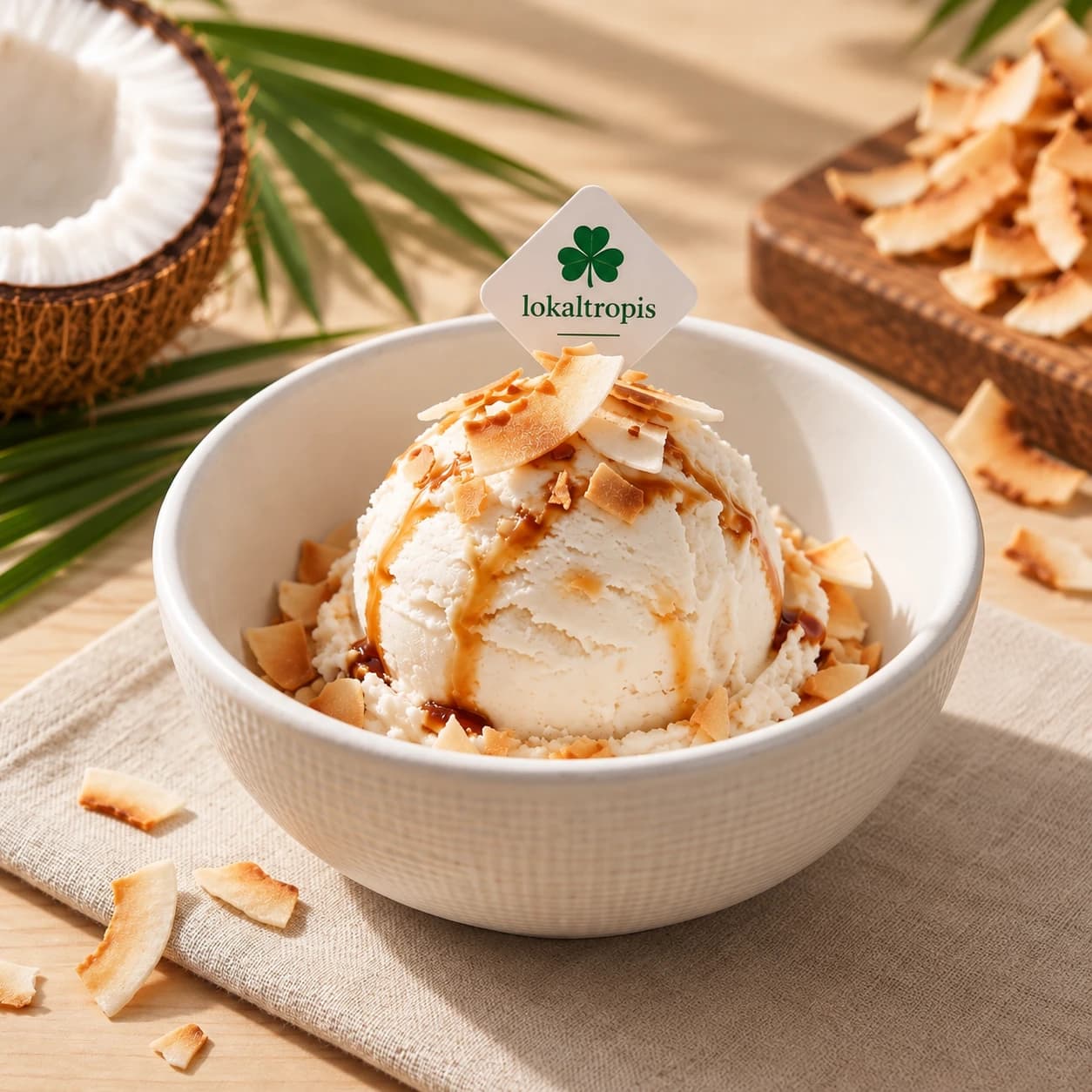 Coconut Cloud Original — creamy coconut ice cream under a generous layer of toasted coconut.